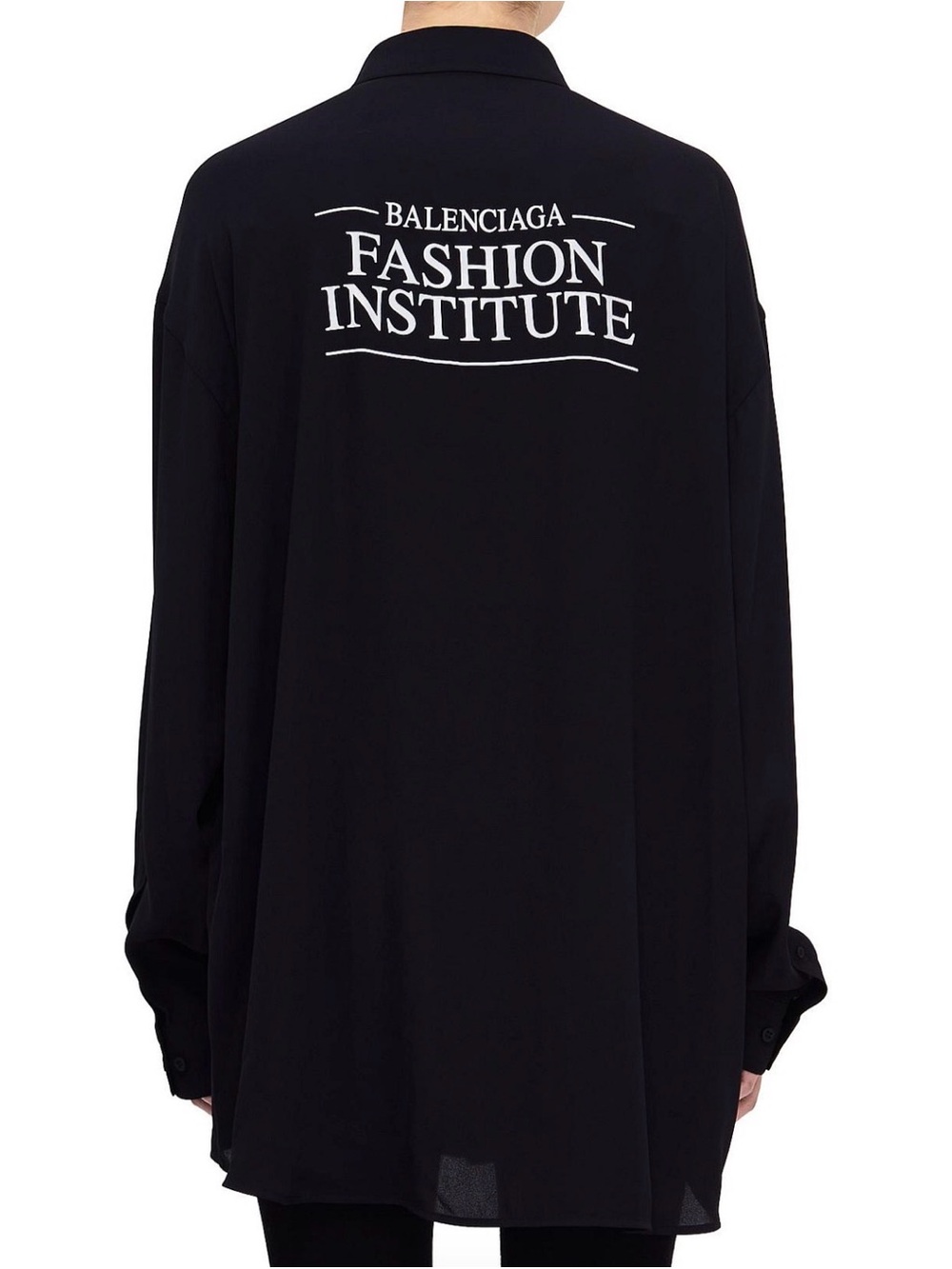 Balenciaga Fashion Institute Oversized Blouse – Size 40